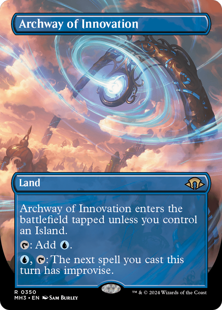 Archway of Innovation (MH3-350) [Modern Horizons 3] (Borderless) MTG Single Wizards of the Coast