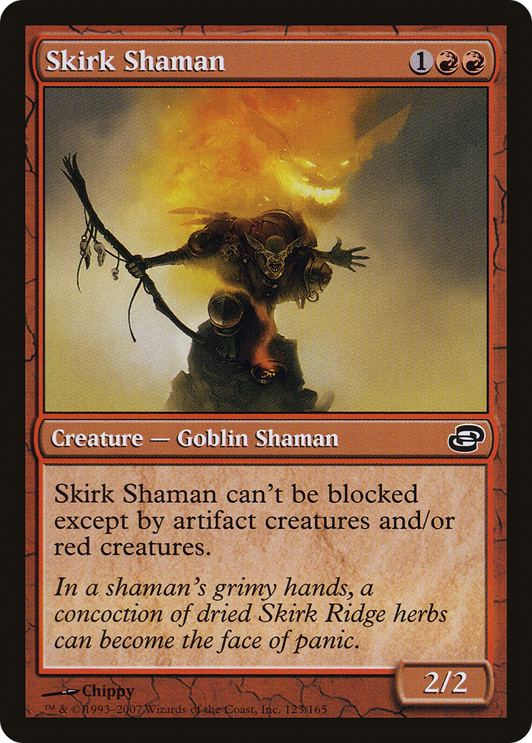 Skirk Shaman (PLC-123) [Planar Chaos] (colorshifted) Foil MTG Single Planar Chaos