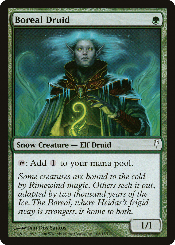 Boreal Druid (CSP-105) [Coldsnap] Foil MTG Single Wizards of the Coast