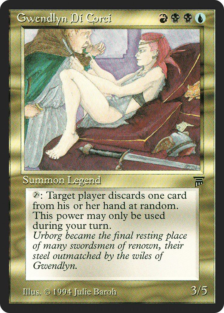 Gwendlyn Di Corci (LEG-) [Oldschool] Legends MTG Single Wizards of the Coast