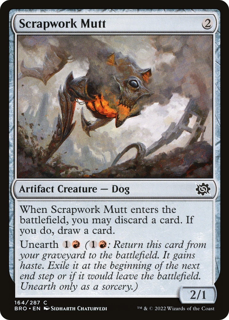 Scrapwork Mutt (BRO-164) [The Brothers' War] MTG Single Wizards of the Coast