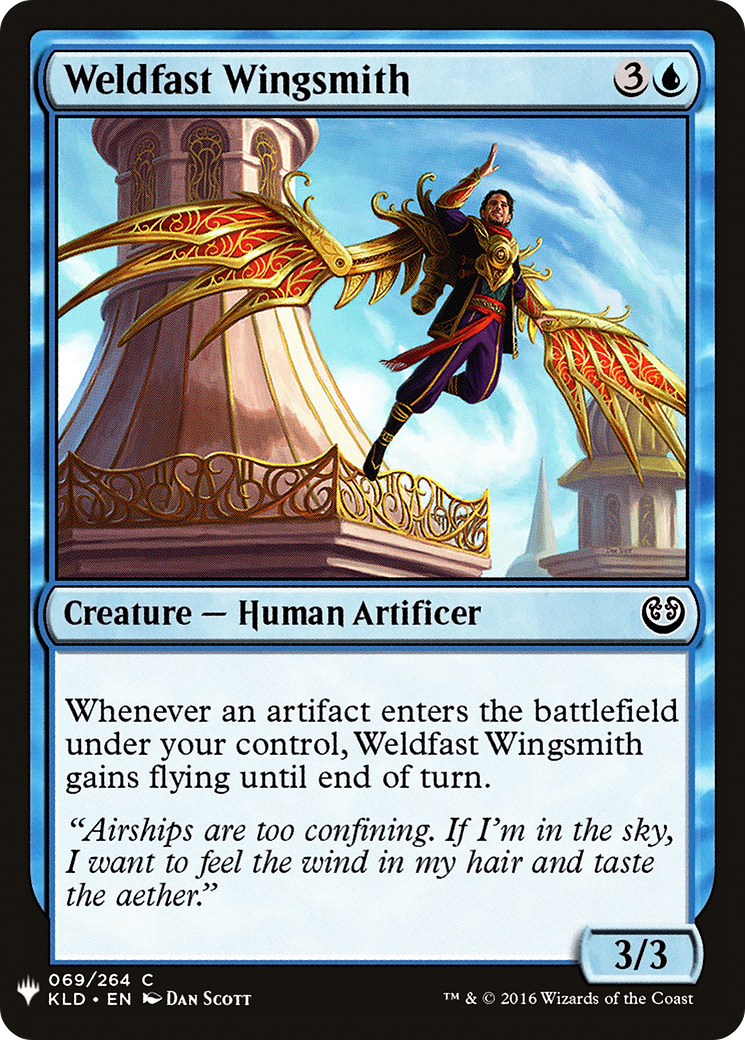 Weldfast Wingsmith (LIST-KLD-69) [Mystery Booster] The List MTG Single Wizards of the Coast