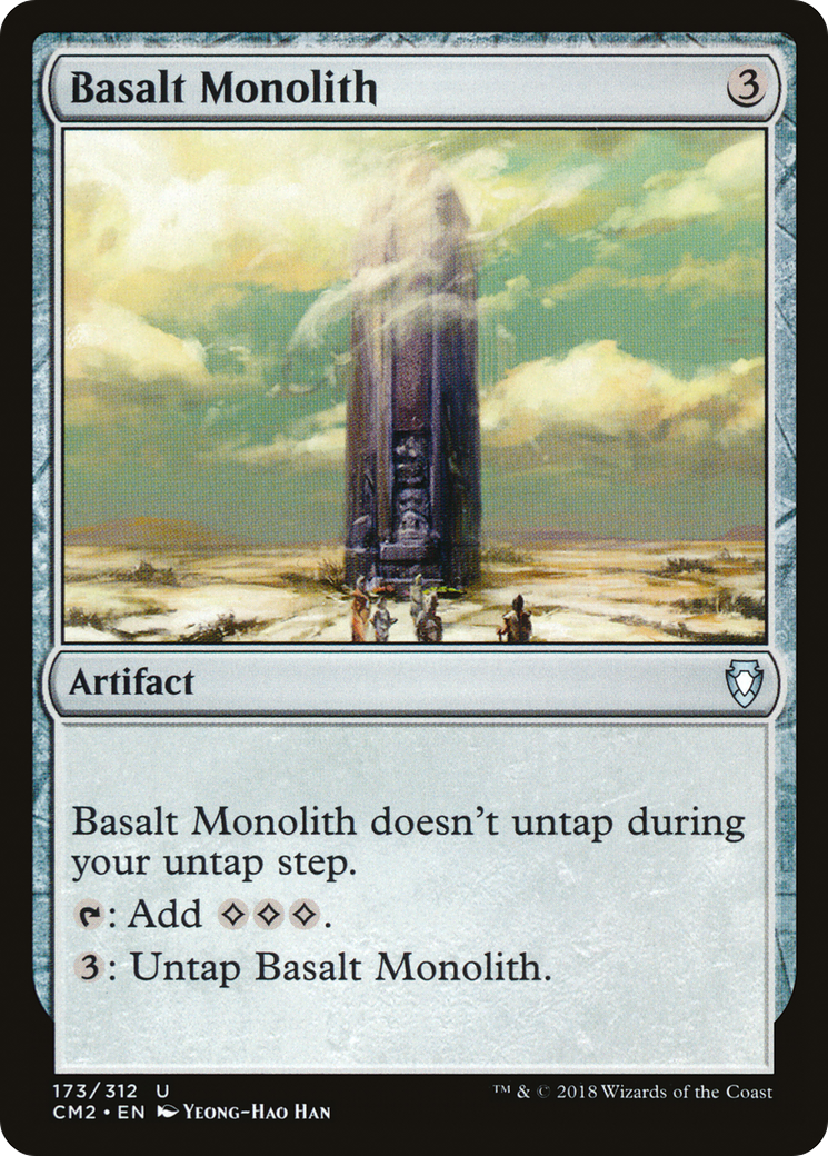 Basalt Monolith (CM2-173) [Commander Anthology Volume II] MTG Single Wizards of the Coast