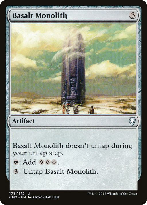 Basalt Monolith (CM2-173) [Commander Anthology Volume II] MTG Single Wizards of the Coast