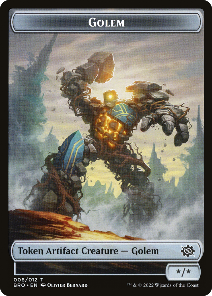 Golem (TBRO-006) [Tokens] The Brothers' War Tokens MTG Single Wizards of the Coast