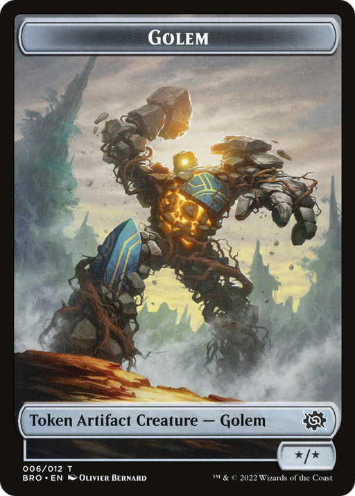 Golem (TBRO-006) [Tokens] The Brothers' War Tokens Foil MTG Single Wizards of the Coast
