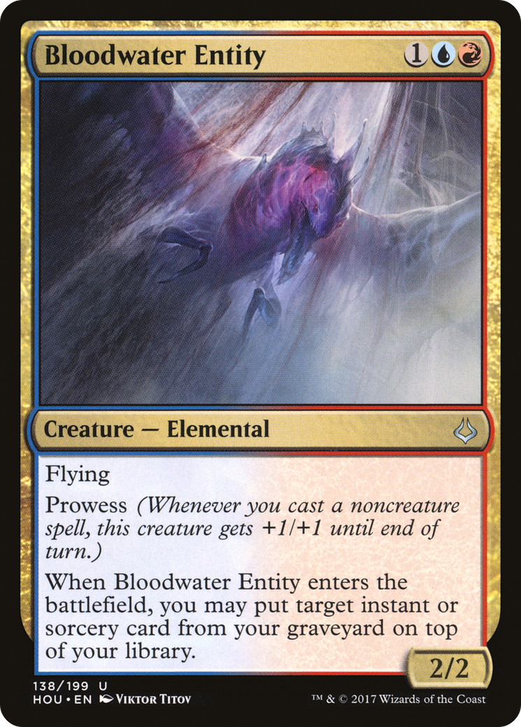 Bloodwater Entity (HOU-138) [Hour of Devastation] Foil MTG Single Wizards of the Coast