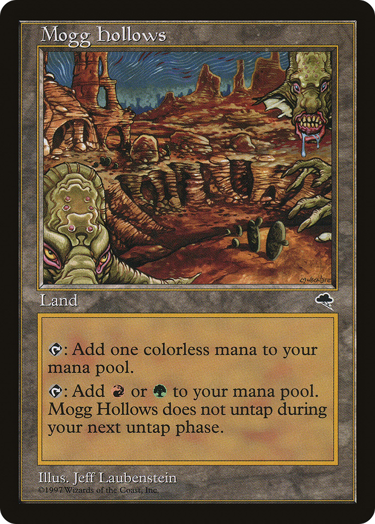 Mogg Hollows (TMP-320) [Tempest] MTG Single Wizards of the Coast
