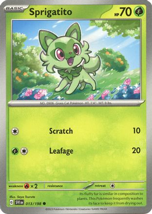 Sprigatito (13) [SV: Base Set] Pokemon Single Pokémon