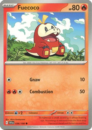 Fuecoco (36) Reverse Holofoil [SV: Base Set] Pokemon Single Pokémon