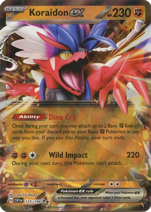 Koraidon ex - 125/198 Holofoil [SV: Base Set] Pokemon Single Pokémon