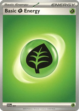 Basic Grass Energy - 001 (1) [SVE Scarlet & Violet Energies] Pokemon Single Pokémon