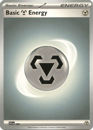 Basic Metal Energy - 008 (8) [SVE Scarlet & Violet Energies] Pokemon Single Pokémon