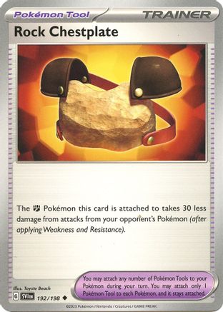 Rock Chestplate (192) [SV: Base Set] Pokemon Single Pokémon