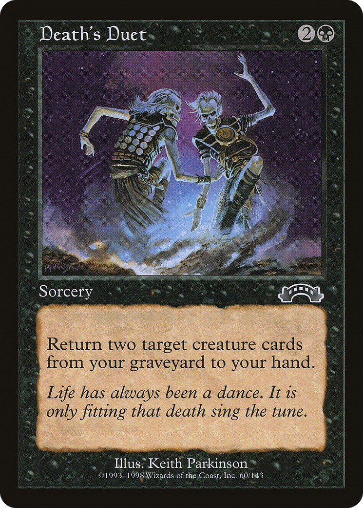 Death's Duet (EXO-060) [Exodus] MTG Single Wizards of the Coast