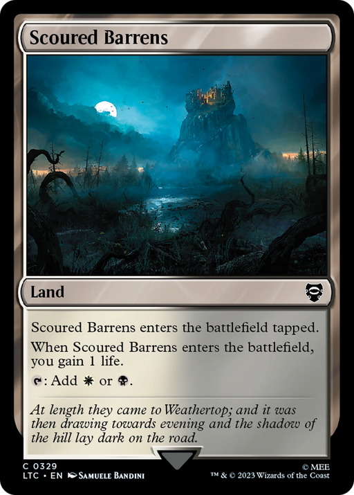 Scoured Barrens (LTC-329) [Tales of Middle-earth Commander] MTG Single Wizards of the Coast