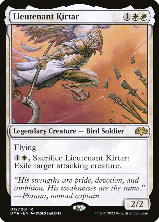 Lieutenant Kirtar (DMR-012) [Dominaria Remastered] Foil MTG Single Wizards of the Coast