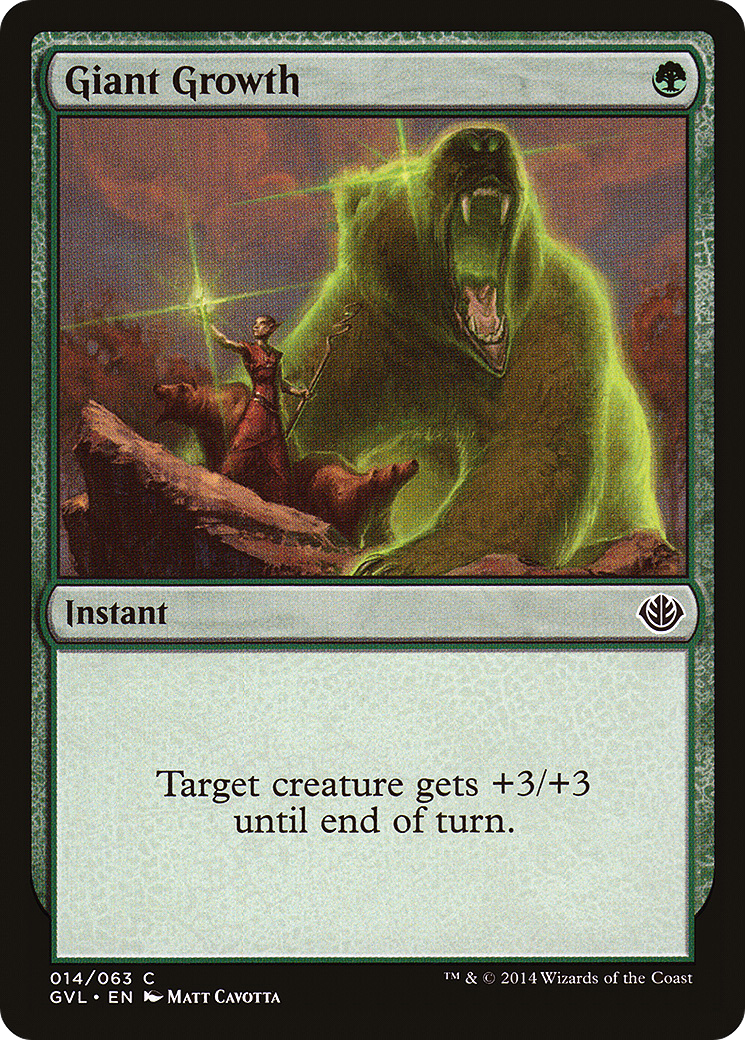 Giant Growth (DD3-014) [Misc] Duel Decks Anthology: Garruk vs. Liliana MTG Single Wizards of the Coast