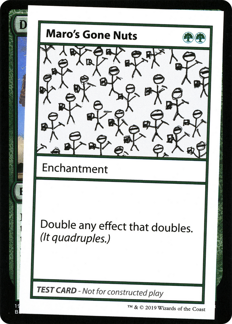 Maro's Gone Nuts (CMB1-081) [Mystery Booster] Playtest Cards 2021 MTG Single Wizards of the Coast
