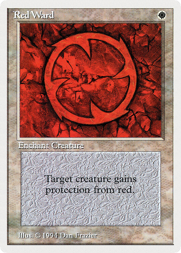 Red Ward (SUM-033) [Misc] Summer Magic / Edgar MTG Single Wizards of the Coast