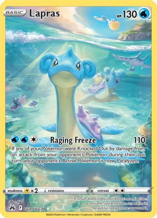 Lapras (GG05/70) Holofoil [SWSH: Crown Zenith Galarian Gallery] Pokemon Single Pokémon