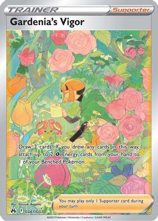 Gardenia's Vigor (GG61/70) Holofoil [SWSH: Crown Zenith Galarian Gallery] Pokemon Single Pokémon