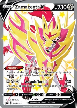 Zamazenta V (Shiny) - SWSH293 (SWSH293/307) Holofoil [Promos: SWSH Promo Cards] Pokemon Single Pokémon