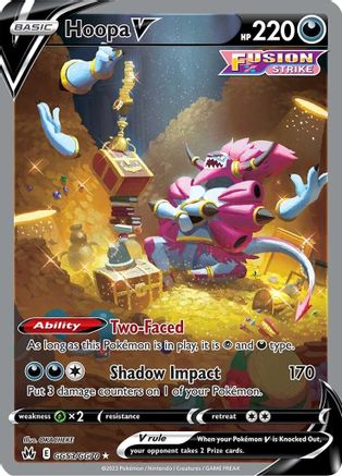 Hoopa V (GG53/70) Holofoil [SWSH: Crown Zenith Galarian Gallery] Pokemon Single Pokémon