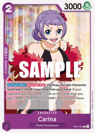Carina (ST05-005) [Starter Deck 5: Film Edition] One Piece Single Bandai
