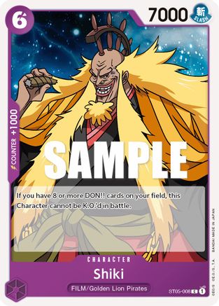 Shiki (ST05-008) [Starter Deck 5: Film Edition] One Piece Single Bandai