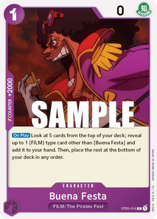 Buena Festa (ST05-014) [Starter Deck 5: Film Edition] One Piece Single Bandai