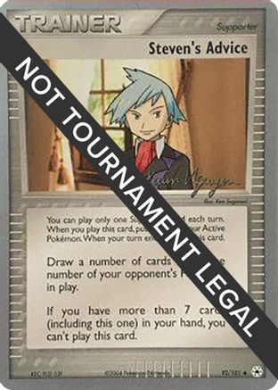 Steven's Advice - 2004 (Kevin Nguyen) (92) [World Championship Decks] Pokemon Single Pokémon