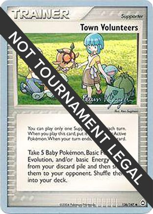Town Volunteers - 2004 (Kevin Nguyen) (136) [World Championship Decks] Pokemon Single Pokémon