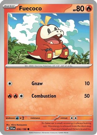 Fuecoco - 036/198 (Mirage Holo) Holofoil [Misc: Cards & Products] Pokemon Single Pokémon