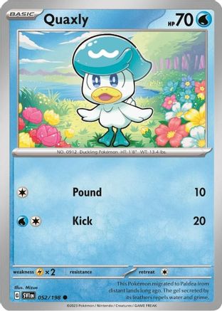 Quaxly - 052/198 (Mirage Holo) Holofoil [Misc: Cards & Products] Pokemon Single Pokémon