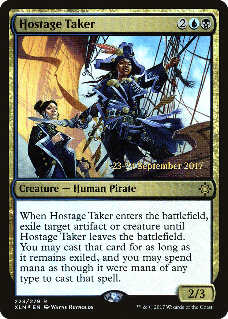 Hostage Taker (PRE-223) [Ixalan Promos] Foil MTG Single Wizards of the Coast