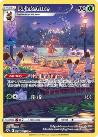 Kricketune (GG02/70) Holofoil [SWSH: Crown Zenith Galarian Gallery] Pokemon Single Pokémon