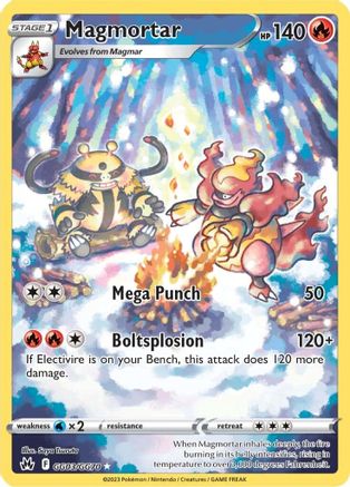 Magmortar (GG03/70) Holofoil [SWSH: Crown Zenith Galarian Gallery] Pokemon Single Pokémon