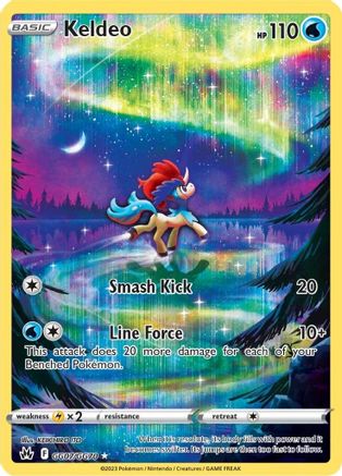 Keldeo (GG07/70) Holofoil [SWSH: Crown Zenith Galarian Gallery] Pokemon Single Pokémon