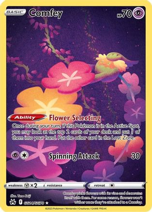 Comfey (GG14/70) Holofoil [SWSH: Crown Zenith Galarian Gallery] Pokemon Single Pokémon