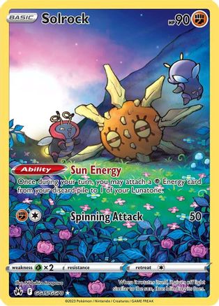 Solrock (GG15/70) Holofoil [SWSH: Crown Zenith Galarian Gallery] Pokemon Single Pokémon