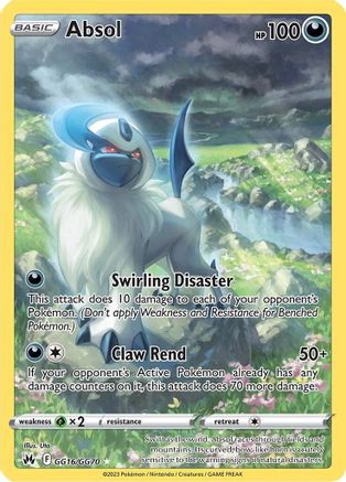 Absol (GG16/70) - [SWSH: Crown Zenith Galarian Gallery] Holofoil Pokemon Single Pokémon