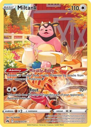 Miltank (GG24/70) Holofoil [SWSH: Crown Zenith Galarian Gallery] Pokemon Single Pokémon