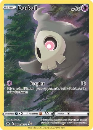 Duskull (GG28/70) Holofoil [SWSH: Crown Zenith Galarian Gallery] Pokemon Single Pokémon