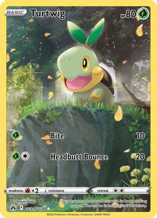 Turtwig (GG31/70) Holofoil [SWSH: Crown Zenith Galarian Gallery] Pokemon Single Pokémon