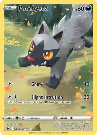 Poochyena (GG33/70) Holofoil [SWSH: Crown Zenith Galarian Gallery] Pokemon Single Pokémon