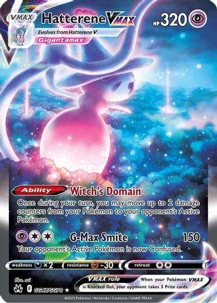 Hatterene VMAX (GG47/70) Holofoil [SWSH: Crown Zenith Galarian Gallery] Pokemon Single Pokémon