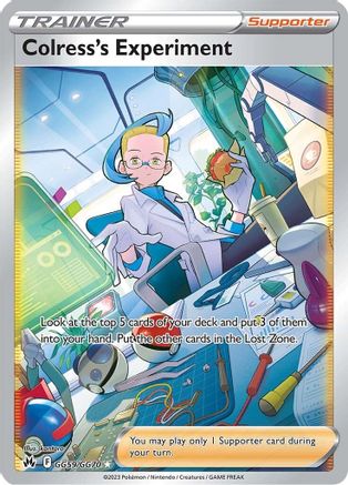 Colress's Experiment (GG59/70) Holofoil [SWSH: Crown Zenith Galarian Gallery] Pokemon Single Pokémon