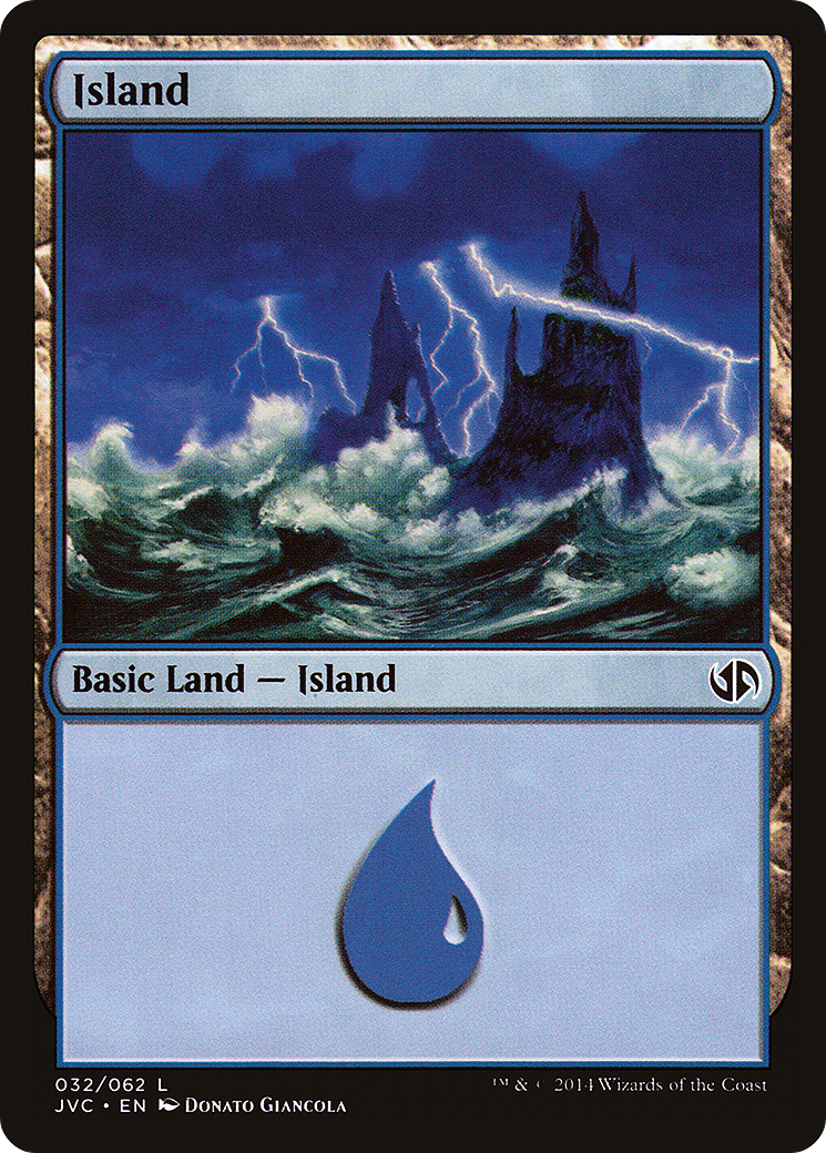 Island (DD3-032) [Misc] Duel Decks Anthology: Jace vs. Chandra MTG Single Wizards of the Coast