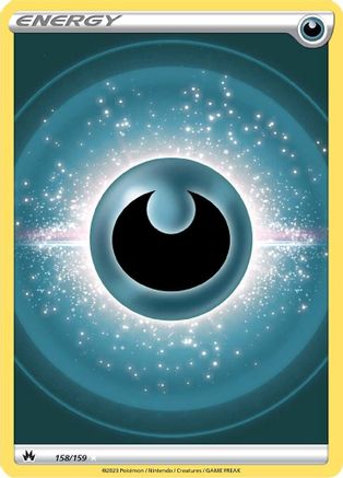 Darkness Energy (Texture Full Art) (158/159) Holofoil [SWSH: Crown Zenith] Pokemon Single Pokémon